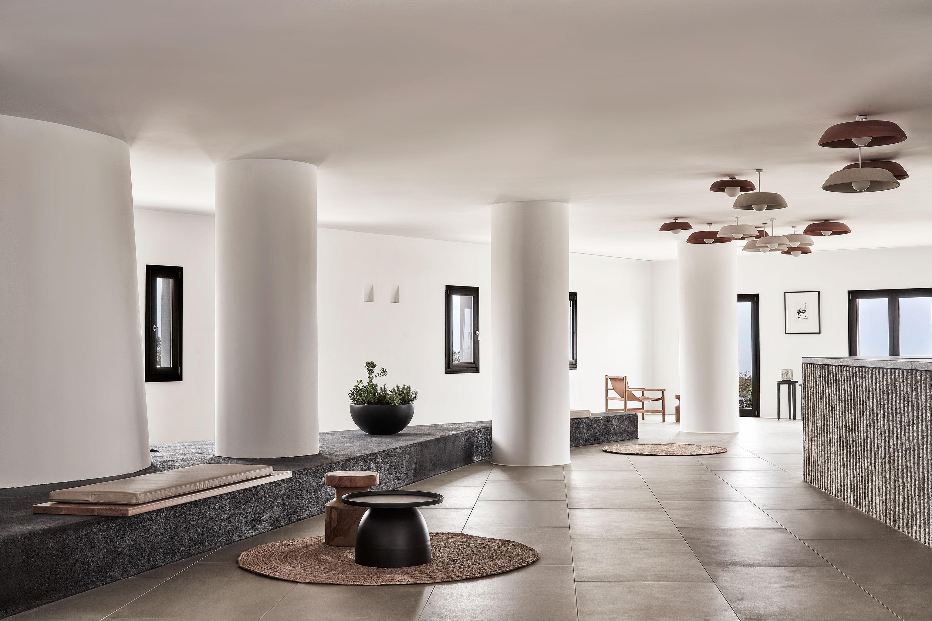 Orama Hotel & Spa 산토리니 외부 사진 Interior of the hotel