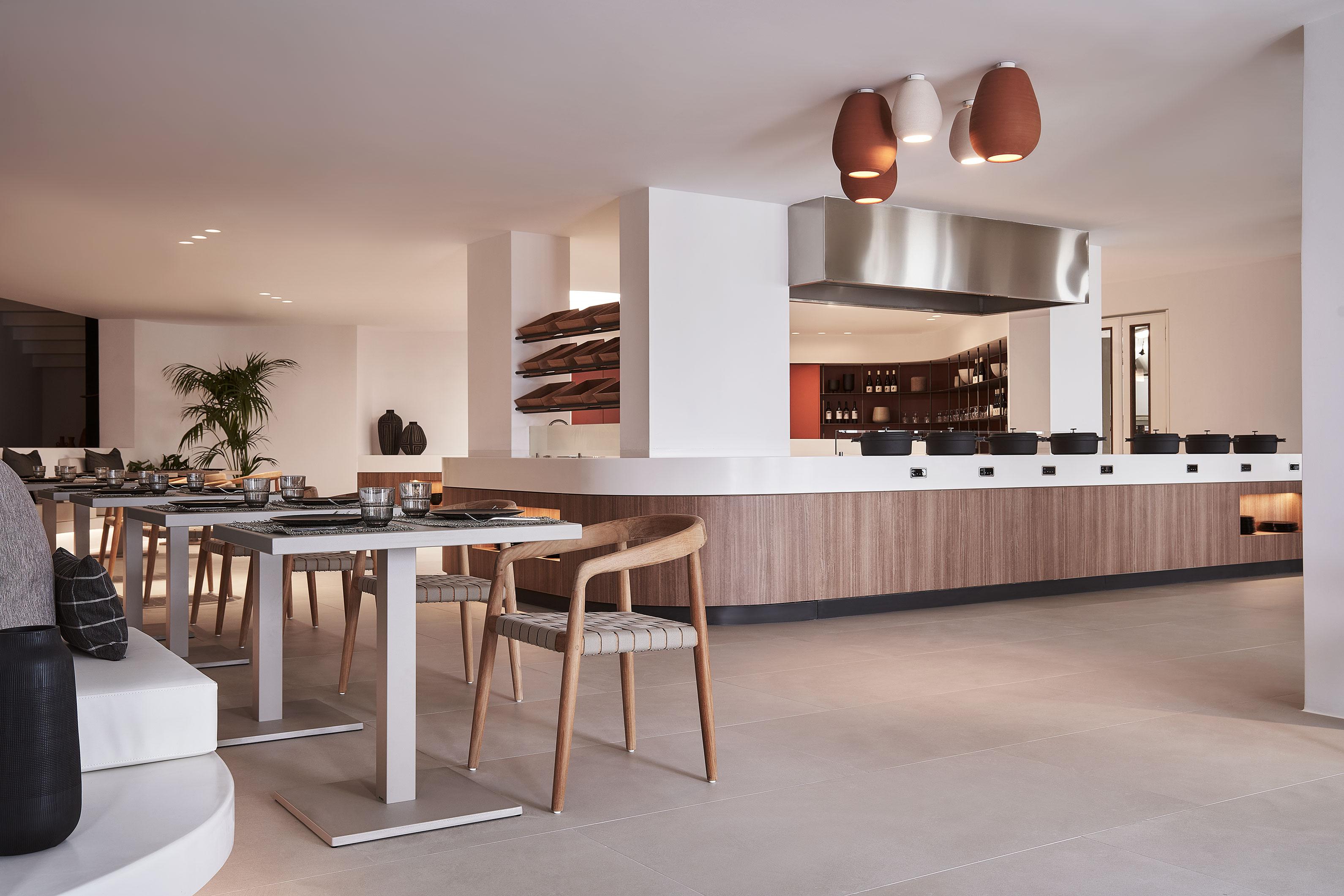 Orama Hotel & Spa 산토리니 외부 사진 The Kitchen